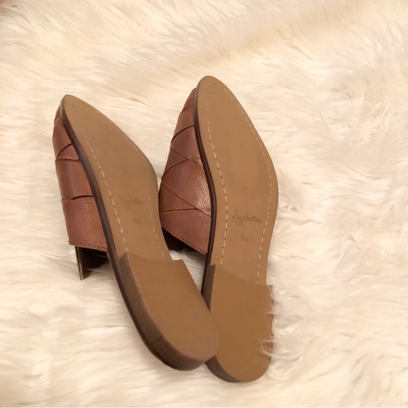 New Seychelles x Anthropologie To Die For Leather Mule Flats - Picture 7 of 7